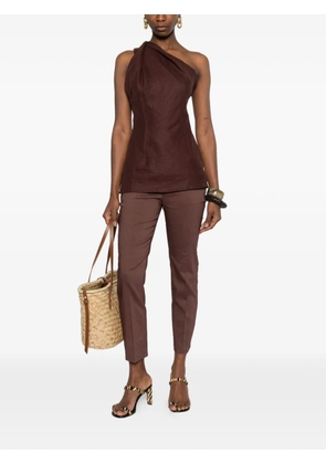 PINKO belt-loops trousers - Brown