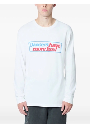 ACHM logo-motif long-sleeves T-shirt - White