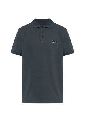 Moncler logo-detail polo shirt - Grey