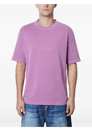 ACMH x Love International logo-detail T-shirt - Purple
