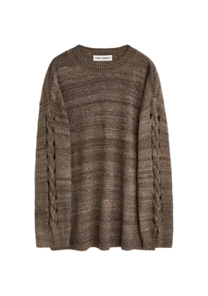 OUR LEGACY crew-neck sweater - Brown