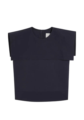 LES VACANCES D'IRINA layered top - Blue