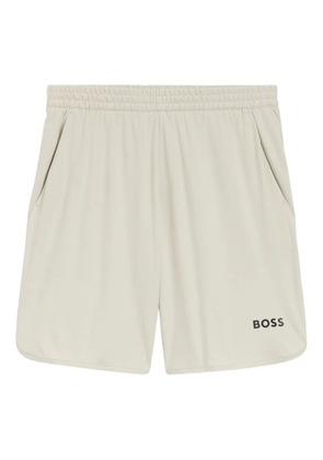 BOSS logo track shorts - Neutrals