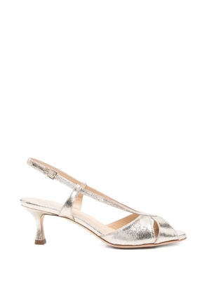 Sergio Levantesi criss-cross-strap sandals - Gold