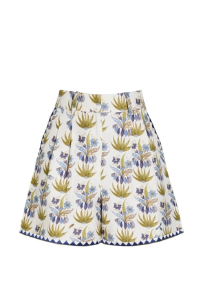 Emporio Sirenuse floral shorts - White