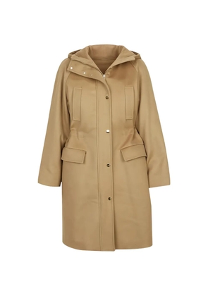 Max Mara Alcade hooded coat - Neutrals