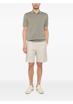 Zegna elasticated-waits shorts - Neutrals