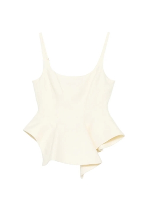 KHAITE peplum top - Neutrals