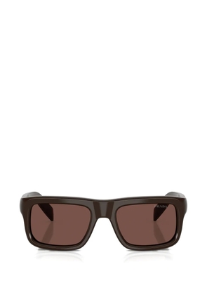 Prada Eyewear rectangle sunglasses - Brown