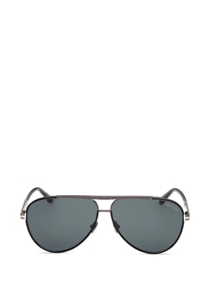 TOM FORD Eyewear pilot metal sunglasses - Grey