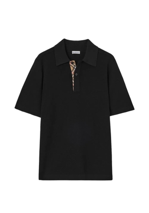 Burberry wool polo shirt - Black