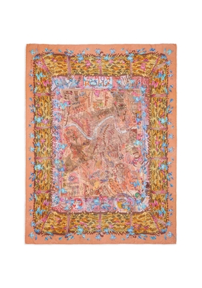 Faliero Sarti x Paolo Fuimi Roma scarf - Orange