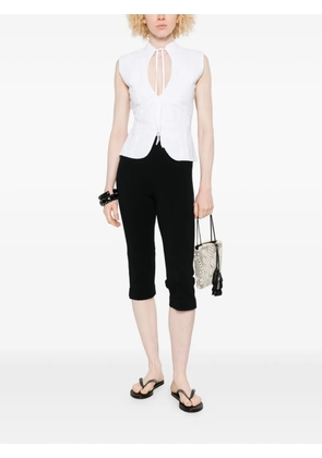 Gimaguas Coco tie-front top - White