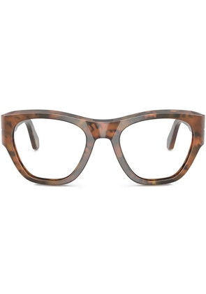 Persol tortoiseshell-effect square glasses - Brown