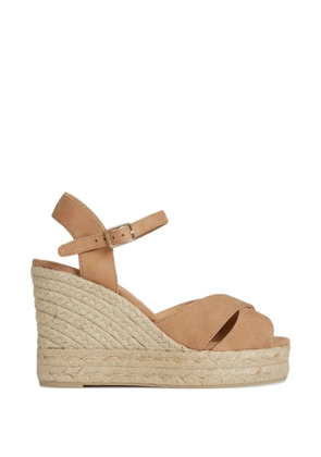 Castañer 110mm Bromelia ankle-strap wedge espadrilles - Brown