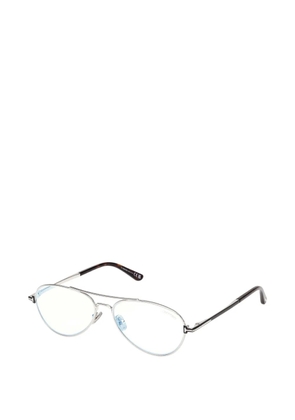 TOM FORD Eyewear pilot-frame glasses - Silver