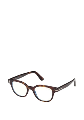TOM FORD Eyewear round-frame glasses - Brown