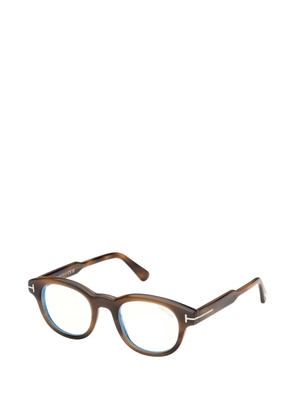 TOM FORD Eyewear round-frame glasses - Brown
