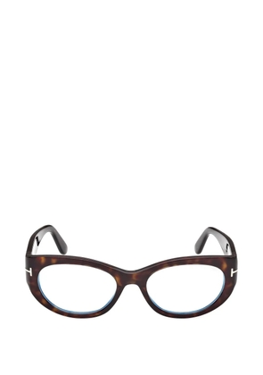 TOM FORD Eyewear round-frame glasses - Brown