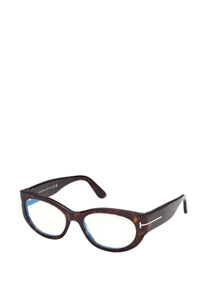 TOM FORD Eyewear round-frame glasses - Brown