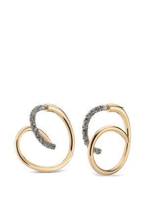 DEMARSON New York Bowery hoop-design earrings - Gold