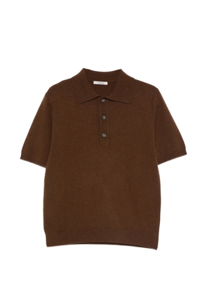 ENTIRE STUDIOS buttoned short-sleeve polo shirt - Brown