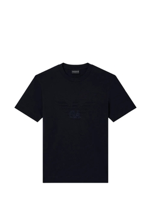 Emporio Armani logo crew-neck T-shirt - Blue