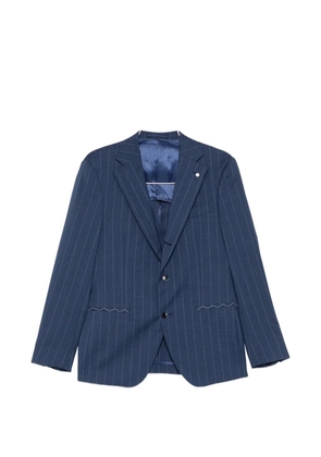 LUIGI BIANCHI MANTOVA pinstripe-pattern suit - Blue