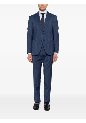 LUIGI BIANCHI MANTOVA pinstripe-pattern suit - Blue