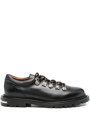 Toga Virilis leather lace-up derby shoes - Black