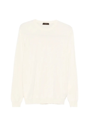 Zanone round-neck sweater - Neutrals