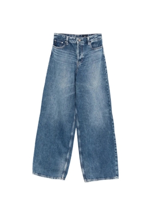 AG Jeans Maxi Relax raw-hem jeans - Blue