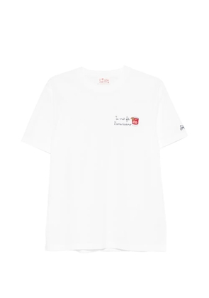 MC2 Saint Barth Portofino logo-embroidered T-shirt - White
