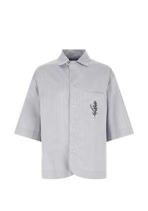 Jacquemus The Guardian herringbone shirt - Grey