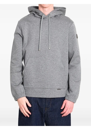 Moncler drawstring kangaroo pocket hoodie - Grey