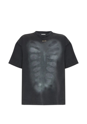 AVAVAV skeleton plaque T-shirt - Black