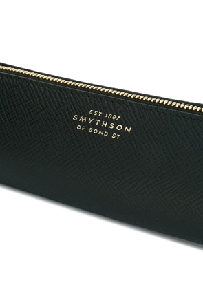 Smythson Panama pencil case - Black