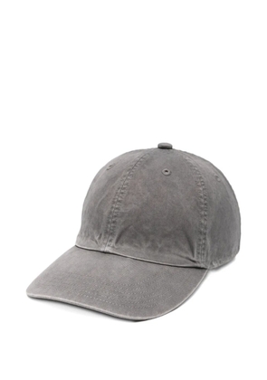 Auralee garment-dyed chino cap - Grey