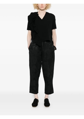 PSOPHIA ruffled T-shirt - Black