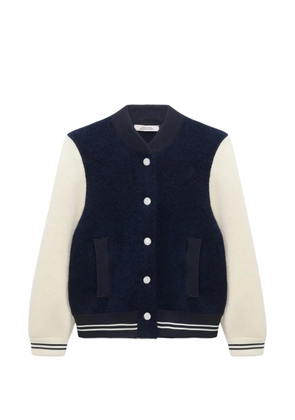 Dorothee Schumacher College Allure panelled ribbed jacket - Blue