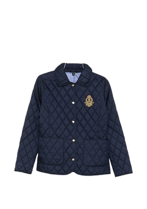 Lauren Ralph Lauren quilted emblem jacket - Blue