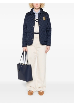 Lauren Ralph Lauren quilted emblem jacket - Blue