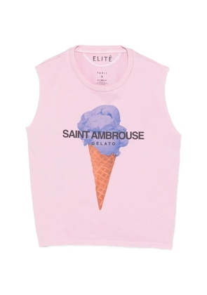 Elite gelato-graphic vest - Pink