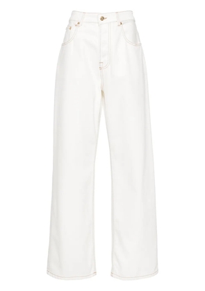 Jacquemus La De Nîmes organic-cotton jeans - Neutrals