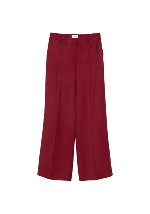 P.A.R.O.S.H. front pleats palazzo pants - Red