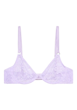 Fleur Du Mal Le Stretch demi bra - Purple