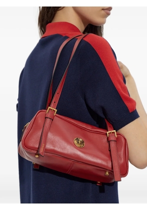 Versace buckle medusa leather tote bag - Red