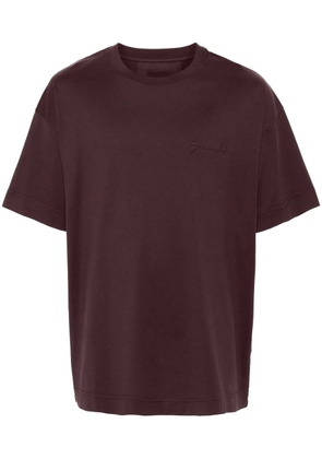 Givenchy embossed-logo cotton T-shirt - Purple