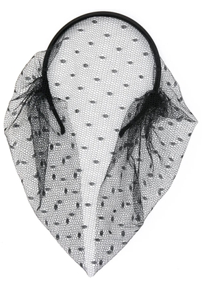 RED(V) Red Veil headband - Black