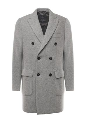 Fay double-breasted coat - Grey